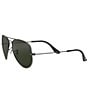 Ray-Ban Aviator Classic 58mm Sunglasses, Color:Gunmetal - Image 3