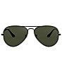 Ray-Ban Aviator Classic 58mm Sunglasses, Color:Black - Image 2