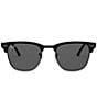 Color:Top Black - Image 2 - Classic Clubmaster Unisex Sunglasses