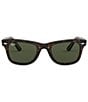 Color:Dark Tortoise - Image 2 - Classic Unisex Wayfarer Sunglasses