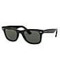 Color:Black - Image 1 - Classic Wayfarer 54mm Polarized Sunglasses