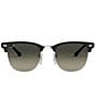 Ray-Ban Clubmaster 51mm Gradient Lens Sunglasses, Color:Black Silver - Image 2