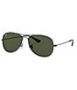Ray-Ban Cockpit Aviator 59mm Sunglasses, Color:Gunmetal Green - Image 1