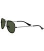 Ray-Ban Cockpit Aviator 59mm Sunglasses, Color:Gunmetal Green - Image 3