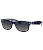 Ray-Ban Men's Colorblock Wayfarer Sunglasses, Color:Blue - Image 1