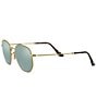 Ray-Ban Men's RB3548N 54mm Geometric Sunglasses, Color:Gold Grey - Image 3
