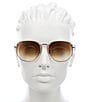 Color:Gold Brown - Image 2 - Hexagonal Flat Lenses Sunglasses