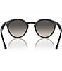Color:Black - Image 4 - Men's Highstreet Round 51mm Sunglasses