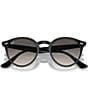 Color:Black - Image 5 - Men's Highstreet Round 51mm Sunglasses