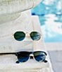 Color:Black - Image 4 - Iconic Clubmaster Sunglasses