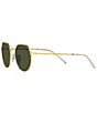 Color:Gold - Image 3 - Jack Rb3565 53mm Gold Sunglasses