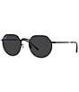 Color:Black - Image 1 - Jack Rb3565 Polarized 53mm Sunglasses