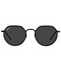Color:Black - Image 2 - Jack Rb3565 Polarized 53mm Sunglasses