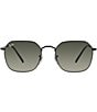 Color:Black - Image 2 - Jim 55mm Aviator Sunglasses