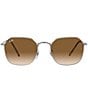 Ray-Ban Jim 55mm Aviator Sunglasses, Color:Gunmetal - Image 2