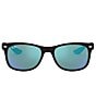 Color:Blue Mirror - Image 2 - Junior New Wayfarer Sunglasses