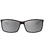 Color:Matte Black - Image 2 - Liteforce Polarized 62mm Sunglasses