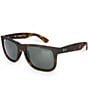 Ray-Ban Men's Justin 54mm Square Sunglasses - Image 1
