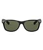 Color:Black - Image 2 - Men's New Wayfarer Sunglasses