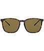 Color:Havana - Image 2 - Men's Phantos Square Sunglasses