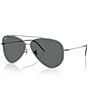 Ray-Ban Men's RB0101S 59mm Polarized Aviator Sunglasses - Image 1