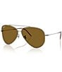 Ray-Ban Men's RB0101S 59mm Polarized Aviator Sunglasses - Image 6