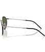 Ray-Ban Men's RB0103S 53mm Polarized Round Sunglasses, Color:Gunmetal - Image 3