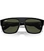 Color:Black/Green - Image 5 - Men's RB0360S 57mm Square Sunglasses