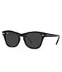 Color:Black - Image 1 - Men's Rb0707s 53mm Polarized Square Sunglasses