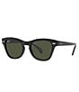 Color:Black - Image 1 - Men's Rb0707s 53mm Square Sunglasses
