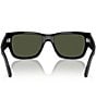 Color:Black/Green - Image 4 - Men's RB0947 Carlos 56mm Square Sunglasses