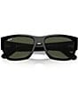 Color:Black/Green - Image 5 - Men's RB0947 Carlos 56mm Square Sunglasses