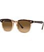 Color:Brown Gradient - Image 1 - Men's Rb2298 Havana 52mm Square Sunglasses