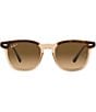 Color:Brown Gradient - Image 2 - Men's Rb2298 Havana 52mm Square Sunglasses