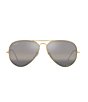 Color:Gold/Clear - Image 2 - Unisex Rb3025 62mm Pilot Sunglasses
