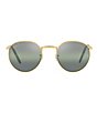 Color:Gold/Havana - Image 2 - Unisex Rb3637 53mm Round Sunglasses