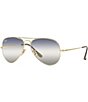 Color:Gold - Image 1 - Men's Rb3689 Arista 62mm Aviator Sunglasses