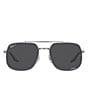 Color:Gunmetal - Image 2 - Men's Rb3699 59mm Polarized Square Sunglasses