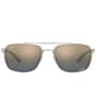 Color:Silver - Image 2 - Men's RB3701 59mm Polarized Rectangle Sunglasses