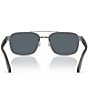Ray-Ban Men's RB3751 58mm Square Sunglasses, Color:Gunmetal - Image 4