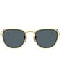 Color:Blue - Image 2 - Men's RB3857 54mm Square Sunglasses