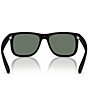 Ray-Ban Men's RB4165 54mm Square Sunglasses, Color:Rubber Black - Image 3