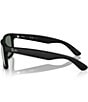 Ray-Ban Men's RB4165 54mm Square Sunglasses, Color:Rubber Black - Image 4