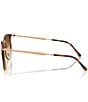 Ray-Ban Men's RB4451 53mm Round Sunglasses, Color:Transparent Orange - Image 3