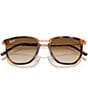 Ray-Ban Men's RB4451 53mm Round Sunglasses, Color:Transparent Orange - Image 5