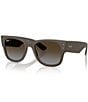 Ray-Ban Men's RB4840 52mm Square Polarized Sunglasses, Color:Sand Brown - Image 1