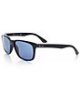 Color:Rubber Black - Image 1 - Men's Square 57mm Sunglasses