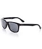 Color:Black - Image 1 - Men's Square 57mm Sunglasses