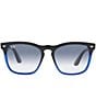 Ray-Ban Unisex Steve 54mm Gradient Square Sunglasses, Color:Black/Blue - Image 2