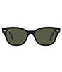 Color:Black - Image 2 - Men's Uni 52mm Square Sunglasses